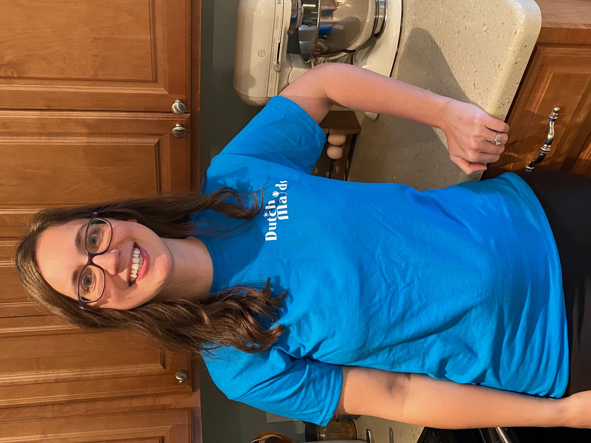 Dutch Maids owner in the kitchen